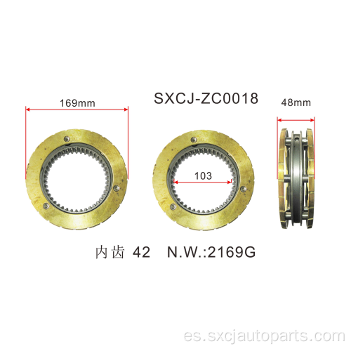 Sincronizador de transmisión de autopartes para Mitsubish para OEM ME627387/ME621341